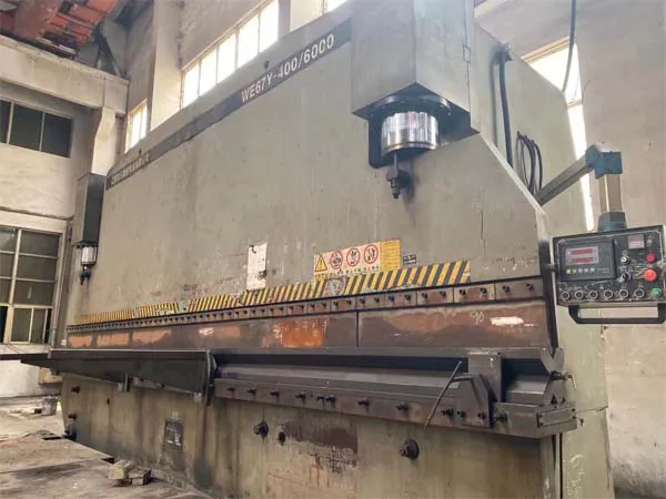液壓板料折彎機WE678Y-400-6000江蘇久日數控機床